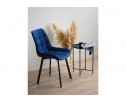 Стул на металлокаркасе Челси П синий (zd 798) / черный в Кургане