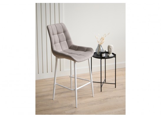 Полубарный стул Челси 360 латте (zd 290) / белый в Кургане