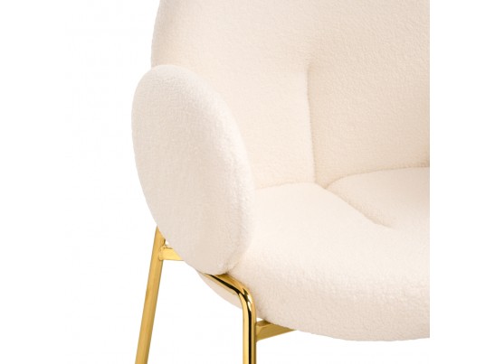 Стул на металлокаркасе Kalipso 1 white / gold в Кургане