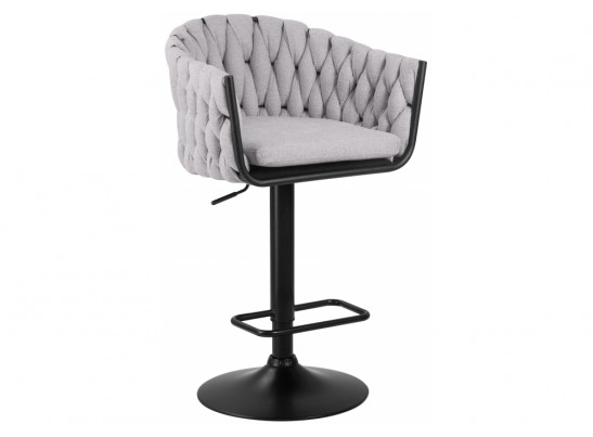 Барный стул 9690-LM Leon серый / черный в Кургане