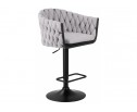 Барный стул 9690-LM Leon серый / черный в Кургане