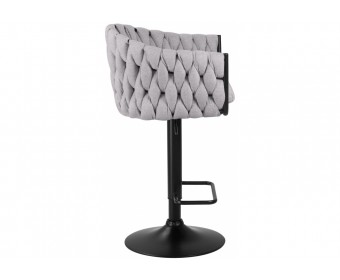 Барный стул 9690-LM Leon серый / черный