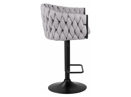 Барный стул 9690-LM Leon серый / черный в Кургане