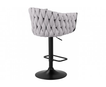 Барный стул 9690-LM Leon серый / черный