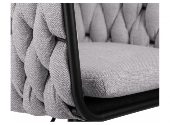 Барный стул 9690-LM Leon серый / черный в Кургане