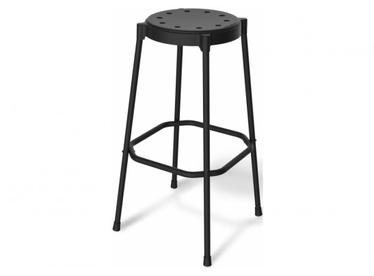 Барный стул SHT-S48 черный / черный муар в Кургане