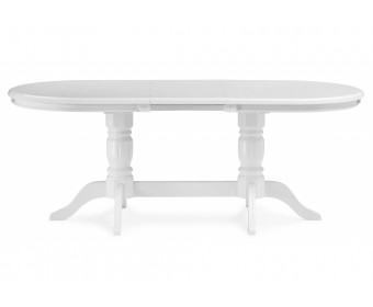Деревянный стол Эвклаз овальный белый