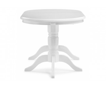 Деревянный стол Эвклаз овальный белый