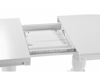 Деревянный стол Эвклаз овальный белый