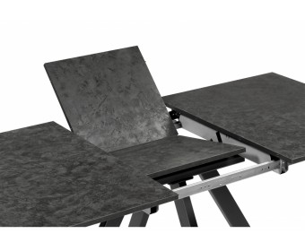 Деревянный стол Райн 116(160)x77 раздвижной малави / серый