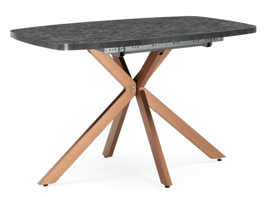 Деревянный стол Кортез 32 116(160)x77 раздвижной малави / медь