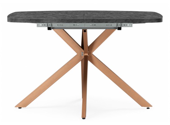 Деревянный стол Кортез 32 116(160)x77 раздвижной малави / медь