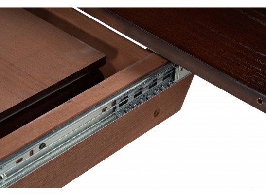 Деревянный стол Коул 110(160)х110х78 орех / коричневая патина в Кургане