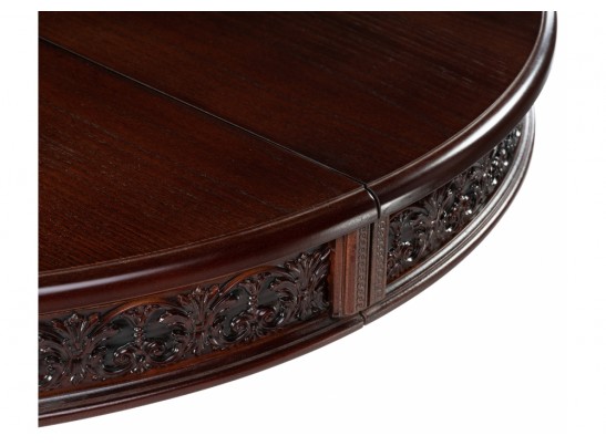 Деревянный стол Коул 110(160)х110х78 орех / коричневая патина в Кургане