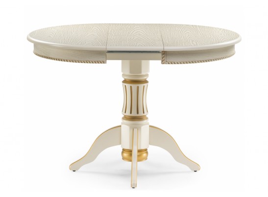 Деревянный стол Павия крем / золотая патина в Кургане