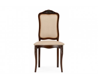 Деревянный стул Эмилин вишня / бежевый тк. К02