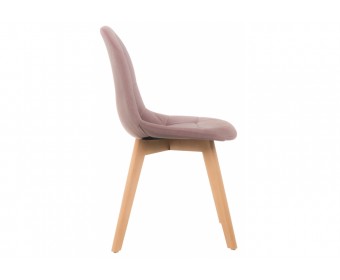 Деревянный стул Filip light purple / wood