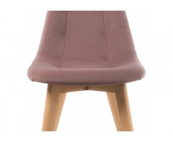Деревянный стул Filip light purple / wood