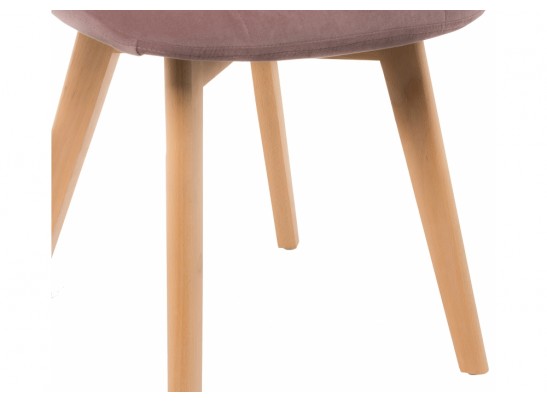 Деревянный стул Filip light purple / wood в Кургане