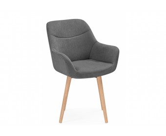 Деревянный стул Флюид 360 темно-серый (zd 995) / светлое дерево