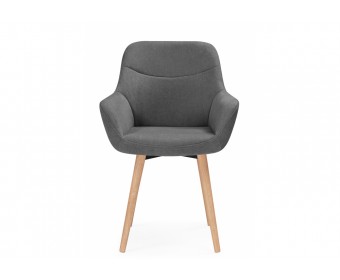 Деревянный стул Флюид 360 темно-серый (zd 995) / светлое дерево