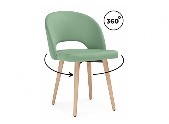 Деревянный стул Курбис 360 фисташковый (zd 651) / светлое дерево в Кургане