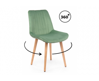 Деревянный стул Седа 360 фисташковый (zd 651) / светлое дерево