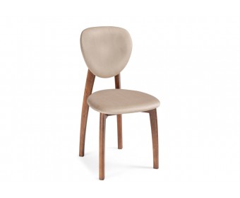 Деревянный стул Вакимо tenerife beige / орех миланский