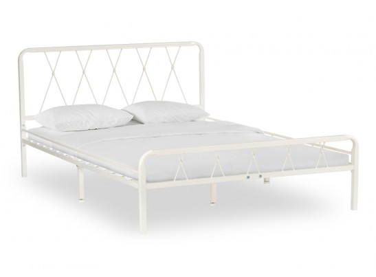 Двуспальная кровать Иоханна 18 160х200 белая в Кургане