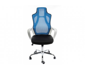 Компьютерное кресло Local черное / голубое