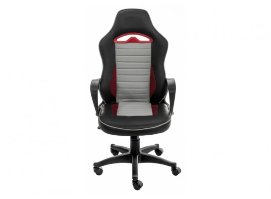 Компьютерное кресло Loki серое / черное / красное в Кургане