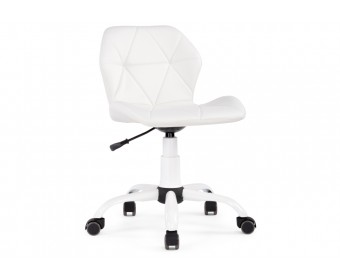 Компьютерное кресло Вальд экокожа белая