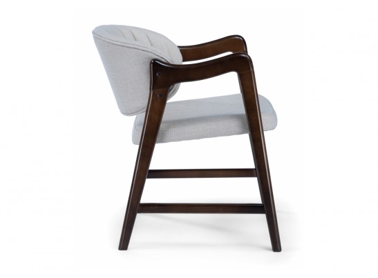 Кресло Никсон ткань мешковина 9199-2 / орех в Кургане