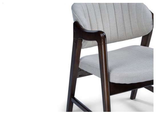 Кресло Никсон ткань мешковина 9199-2 / орех в Кургане