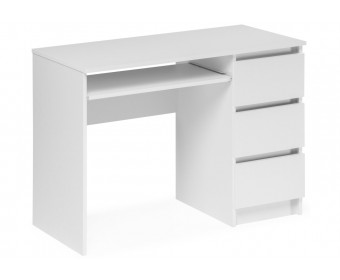 Письменный стол Мадера СМП 105х50х75 правый белый