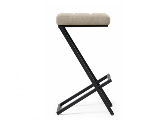 Полубарный стул Амаури микровелюр катания хумус / черный в Кургане