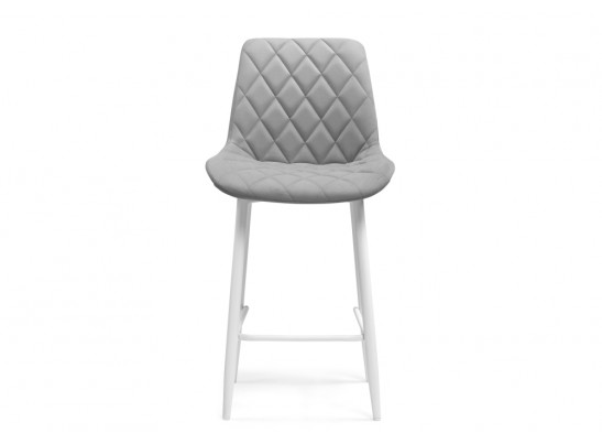 Полубарный стул Баодин К Б/К светло-серый / белый в Кургане