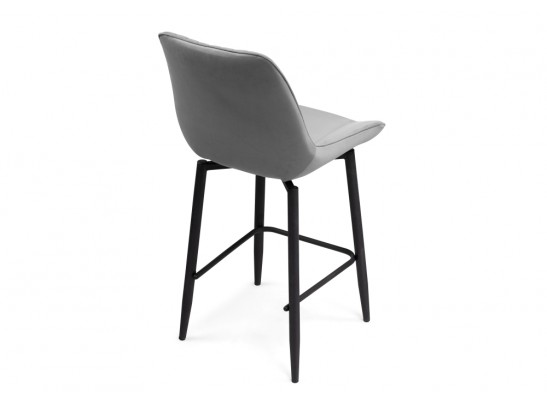 Полубарный стул Седа К крутящийся светло-серый / черный в Кургане