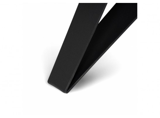 Стеклянный стол Блэкберн 140(200)х80 кристл белый мрамор / черный в Кургане