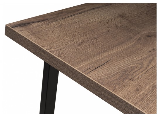 Стол Эльпатия 110 дуб велингтон / черный матовый в Кургане