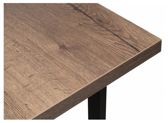 Стол Эльпатия 110 дуб велингтон / черный матовый в Кургане