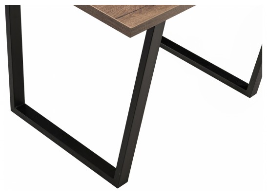 Стол Эльпатия 110 дуб велингтон / черный матовый в Кургане