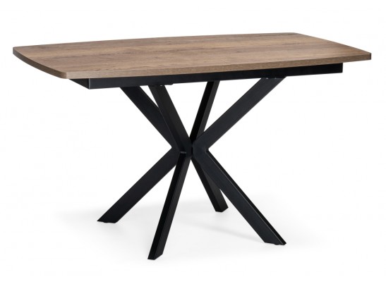 Стол Палу 130(170)х80х75 дуб галифакс табак / черный в Кургане