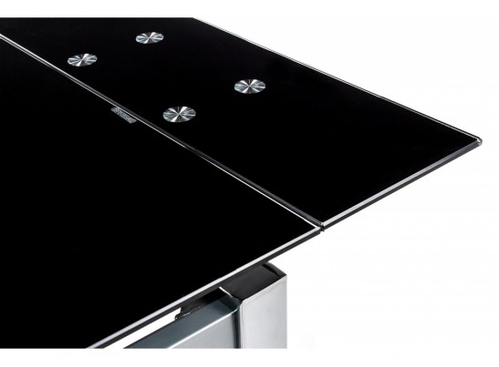 Стол раскладной Kvadro 80 черный в Кургане