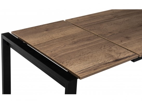 Стол Центавр дуб галифакс / черный матовый в Кургане