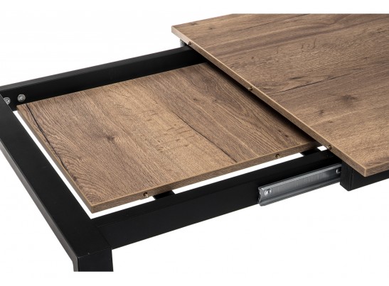 Стол Центавр дуб галифакс / черный матовый в Кургане