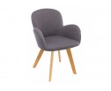 Стул Asia wooden legs / grey fabric в Кургане