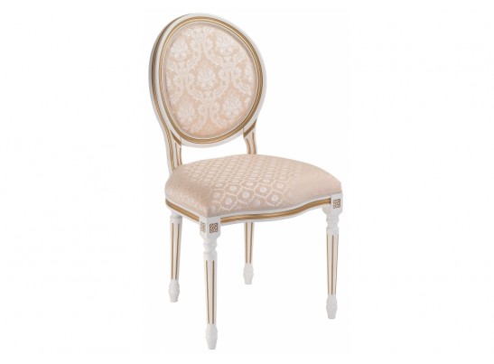 Стул Данте молочный с золотой патиной в Кургане