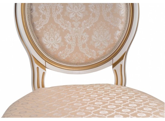 Стул Данте молочный с золотой патиной в Кургане