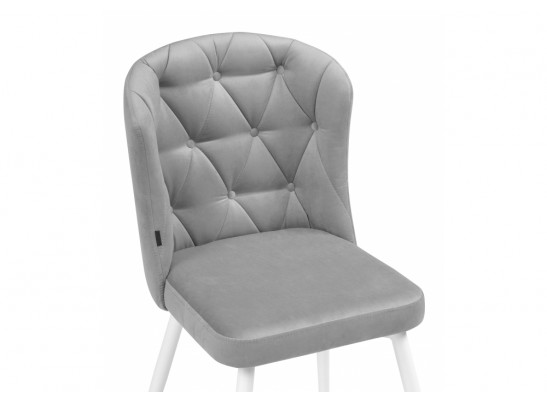 Стул на металлокаркасе Алиссум velutto 52 / белый в Кургане